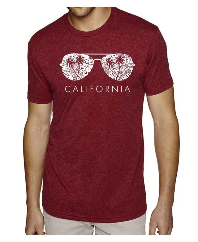 La Pop Art Mens Premium Word Art T-shirt - California Shades Product Image