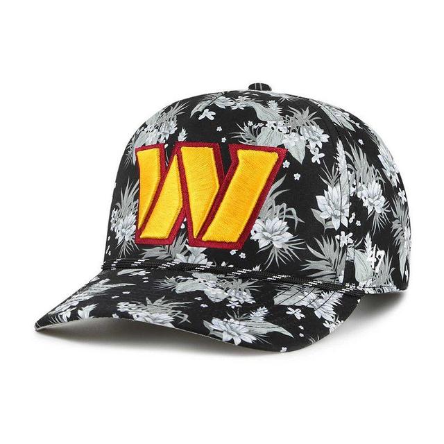 Mens 47 Black Washington Commanders Dark Tropic Hitch Adjustable Hat Product Image