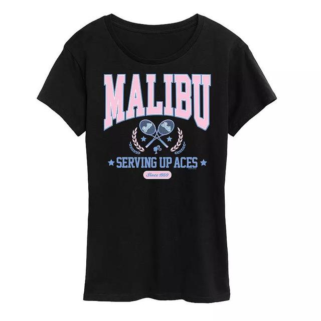 Womens Barbie Malibu Varsity Graphic Tee Product Image