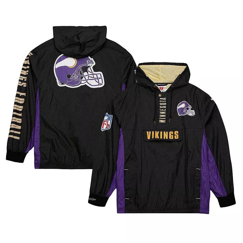 Mens Mitchell & Ness Minnesota Vikings Team OG 2.0 Anorak Vintage Logo Quarter-Zip Windbreaker Jacket Product Image