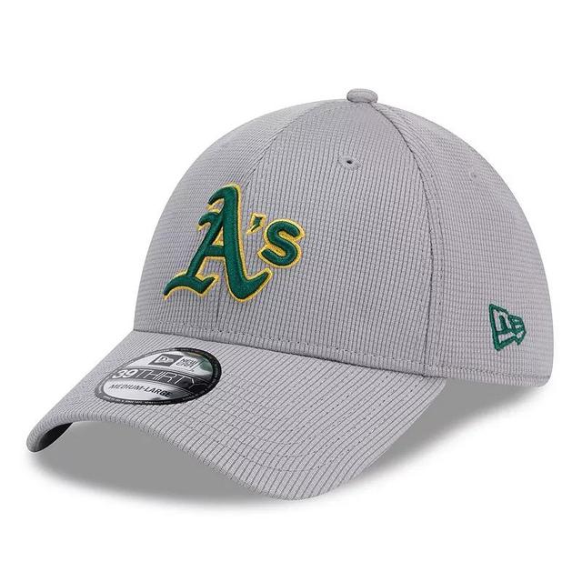 Mens New Era Gray Oakland Athletics Active Pivot 39THIRTY Flex Hat Product Image