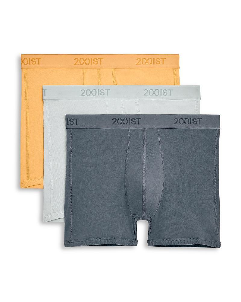 Mens 3-Pack No-Show Cotton Trunks Product Image