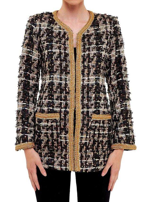 Womens Tweed Jacket Product Image