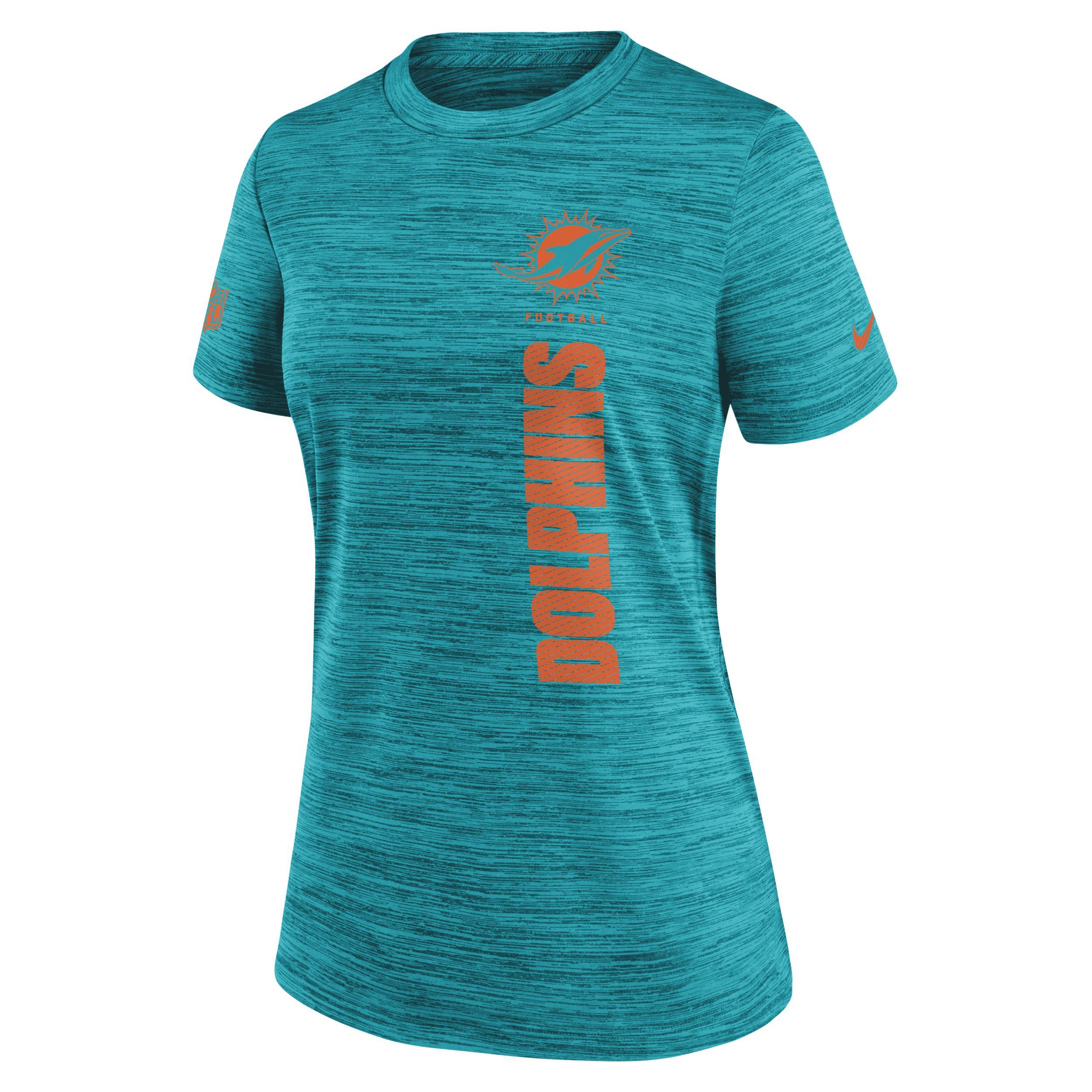 Miami Dolphins Velocity Nike Women's Dri-FIT NFL T-Shirt Product Image