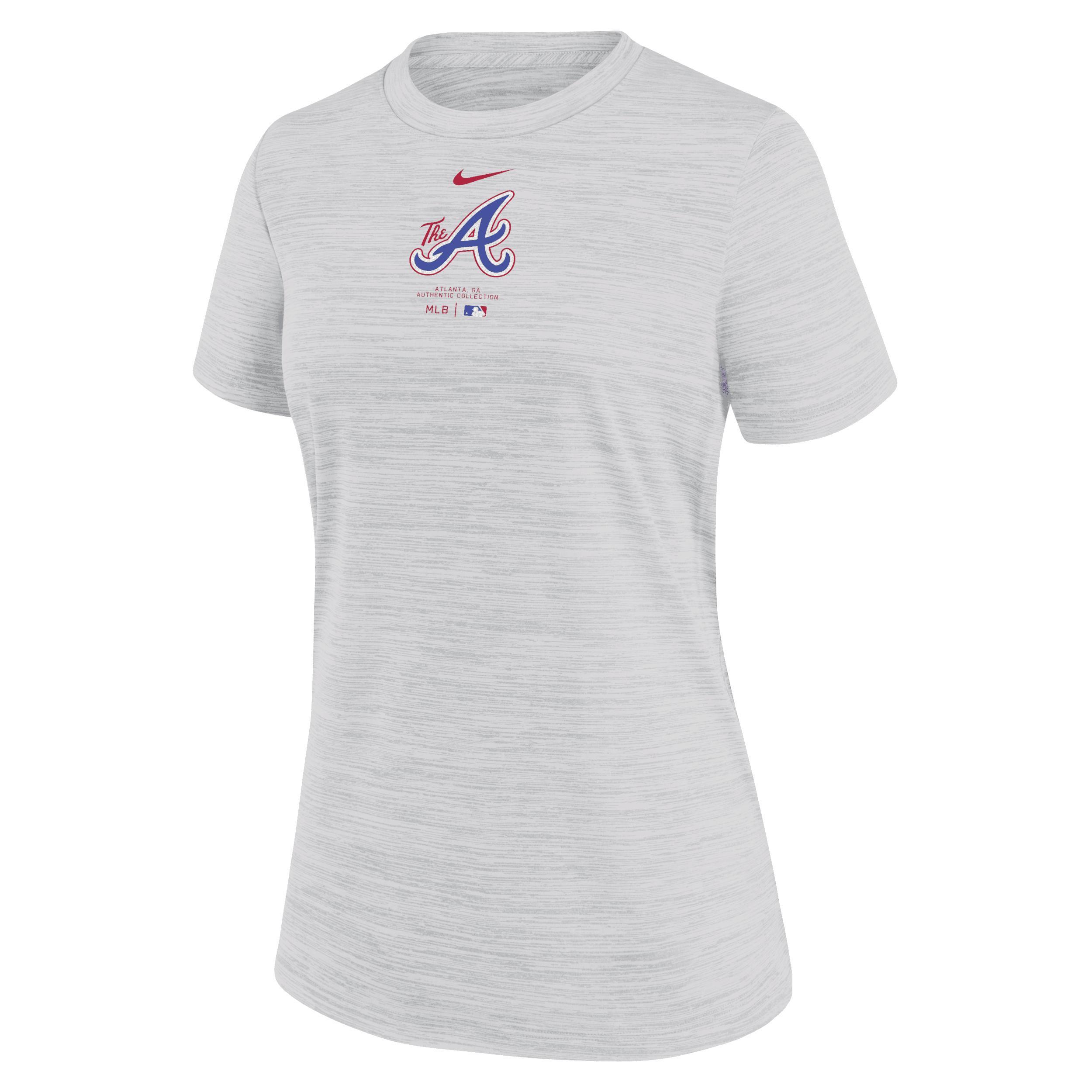 Atlanta Braves Authentic Collection City Connect Practice Velocity Nike Women's Dri-FIT MLB T-Shirt Product Image