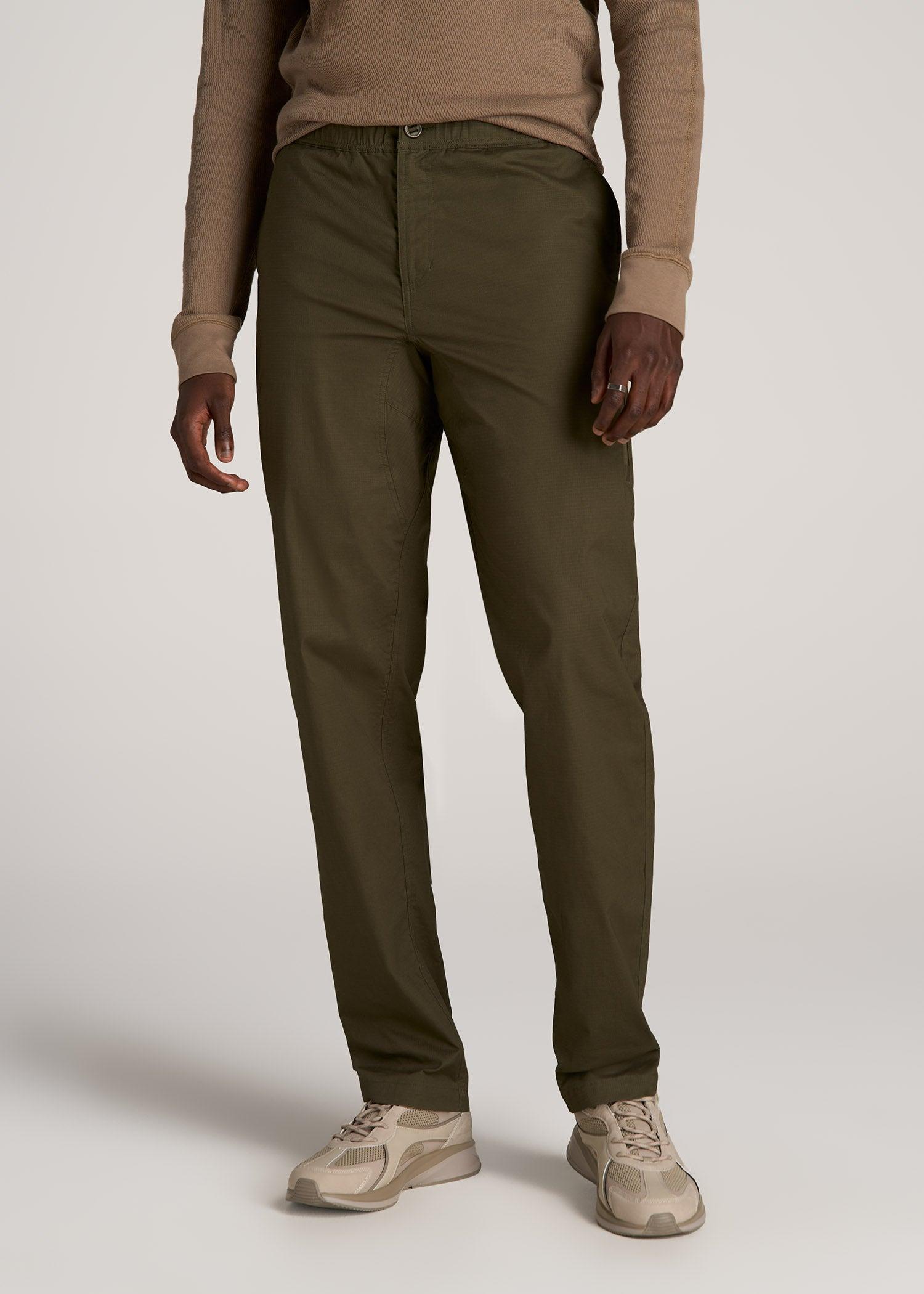 TAPERED-FIT Ripstop Pants for Tall Men in Oregano product image