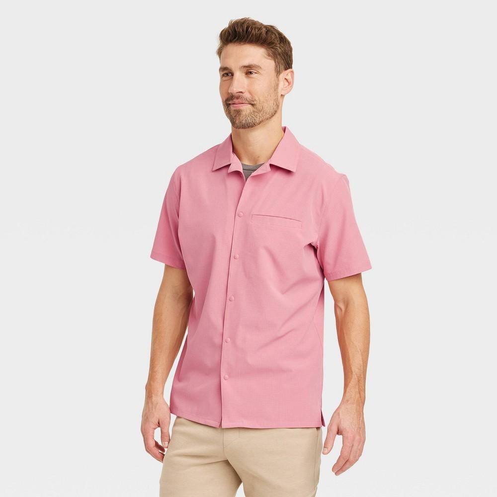 Mens Everyday Woven Shirt - All In Motion Rose XL Product Image