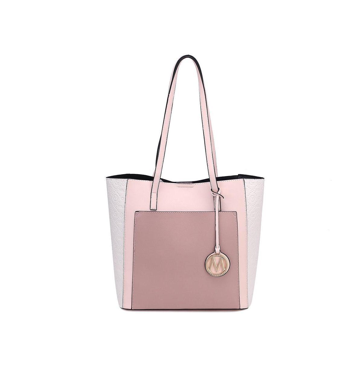 Mkf Collection Leah color-block Women s Tote Bag by Mia K Product Image