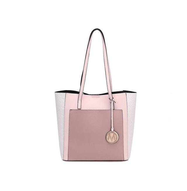 Mkf Collection Leah color-block Women s Tote Bag by Mia K Product Image