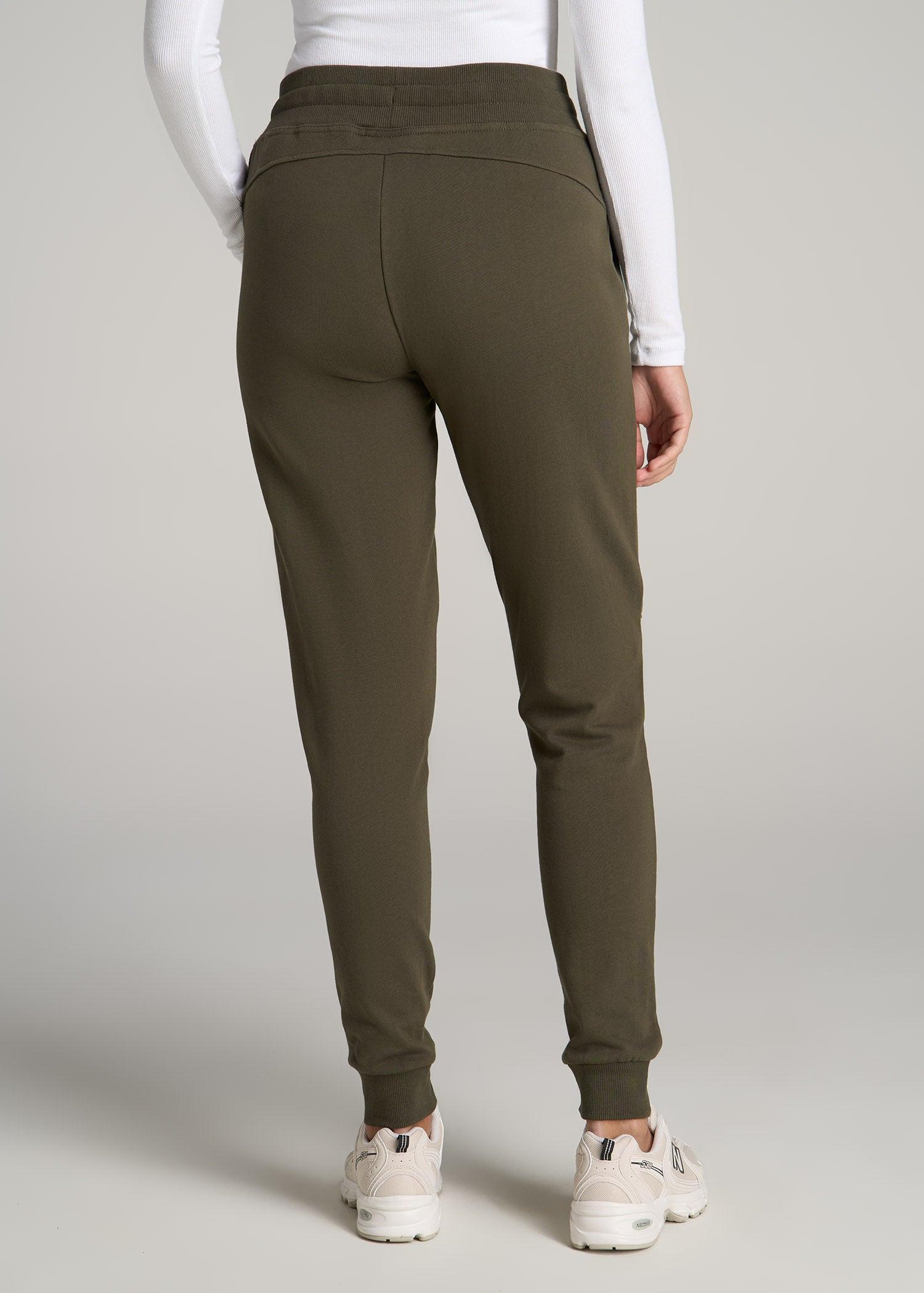 Wearever French Terry Tall Women's Joggers in Fern Green Product Image