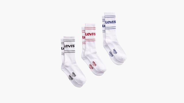 Sporty Logo Regular Cut Socks (3 Pack) Product Image