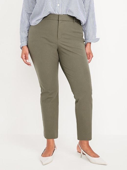 High-Waisted Pixie Skinny Ankle Pants Product Image