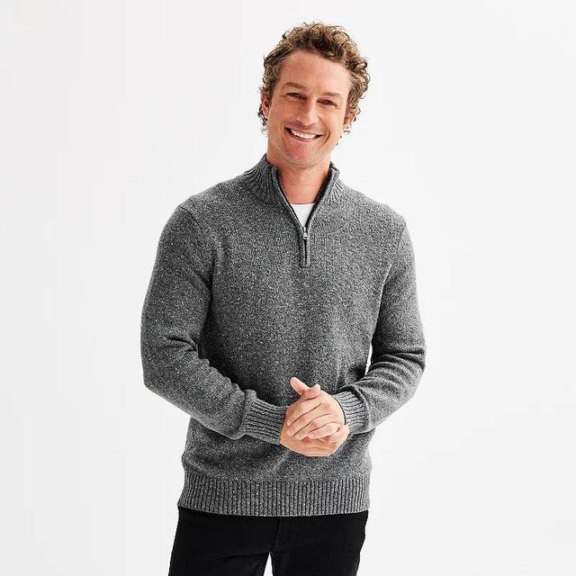 Mens Sonoma Goods For Life Heavyweight 1/4-Zip Sweater Product Image