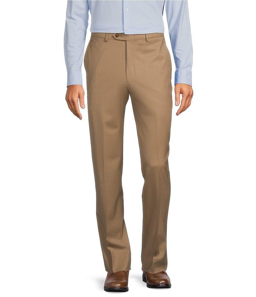 Hart Schaffner Marx Chicago Classic Fit Flat Front Super Stretch Pre-Tailored Dress Pants Product Image