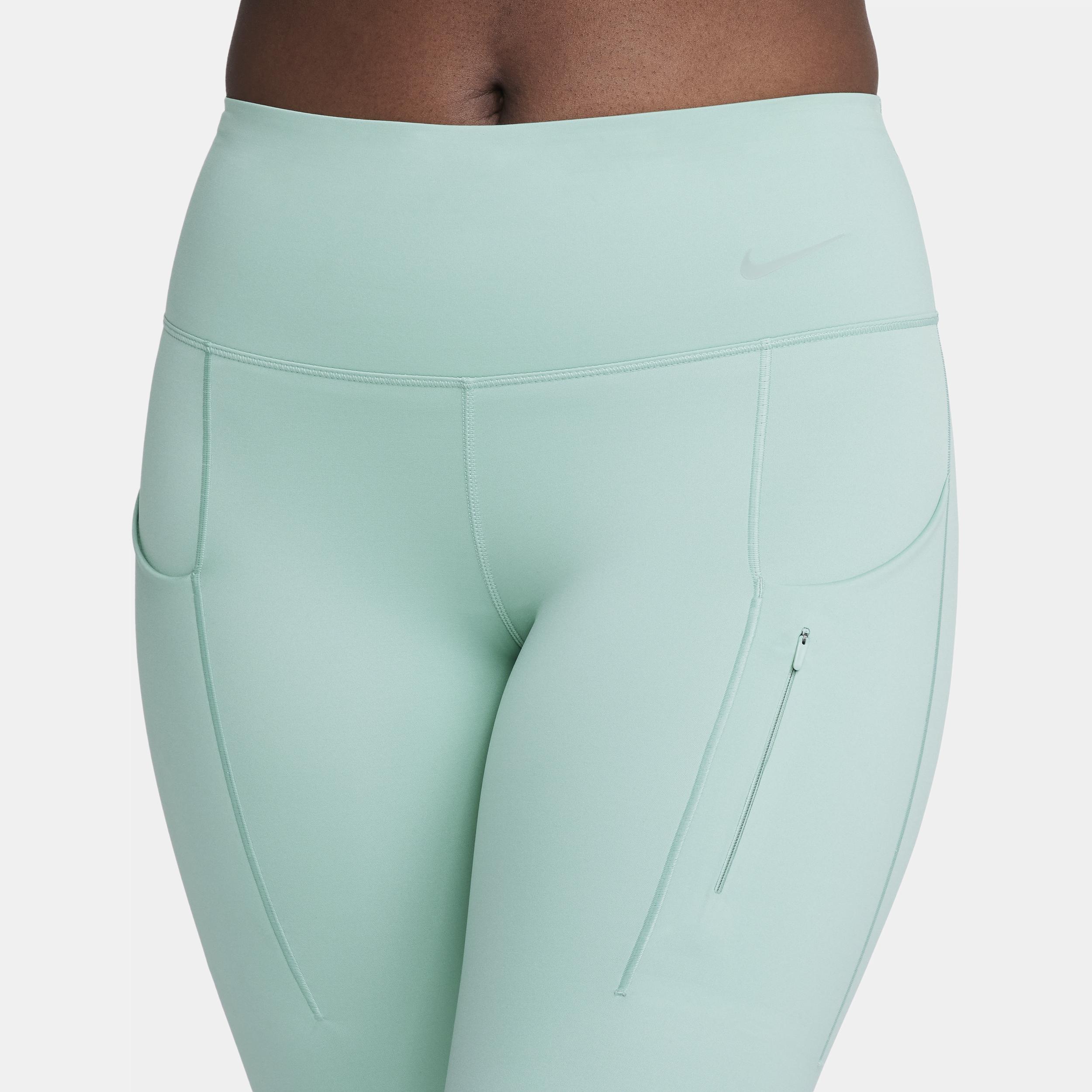 Nike Womens Go Firm-Support Mid-Rise Full-Length Leggings with Pockets Product Image