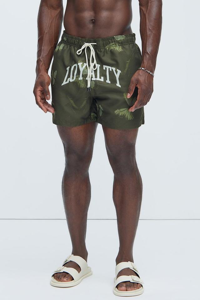 Loyalty Swim Trunk - Brown Product Image