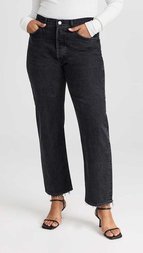 AGOLDE 90 Mid Rise Straight Jeans | Shopbop Product Image