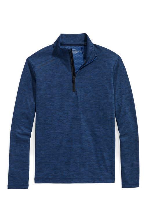 Vineyard Vines Sankaty 1/4 Zip (Jet ) Men's Clothing Product Image