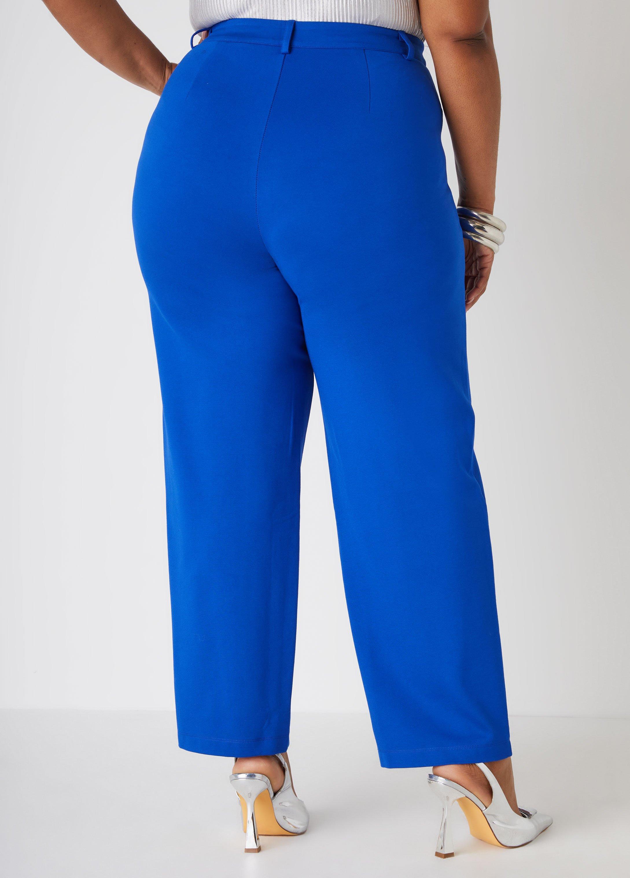 High Waist Ponte Trousers Product Image