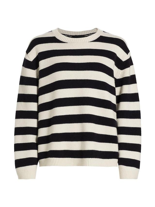 Womens Trina Striped Cashmere Sweater Product Image