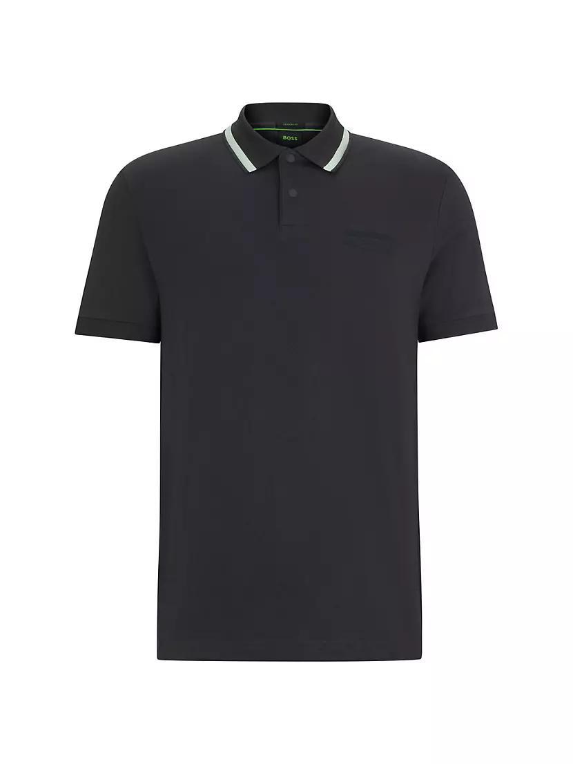 Cotton Jersey Polo Shirt with Logo Artwork Product Image