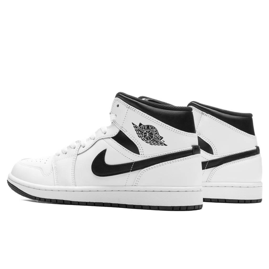 Air Jordan 1 Mid - White/Black Male Product Image