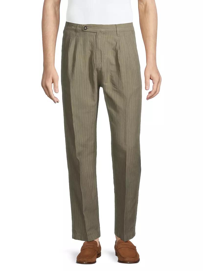 Strallo Linen Trousers Product Image