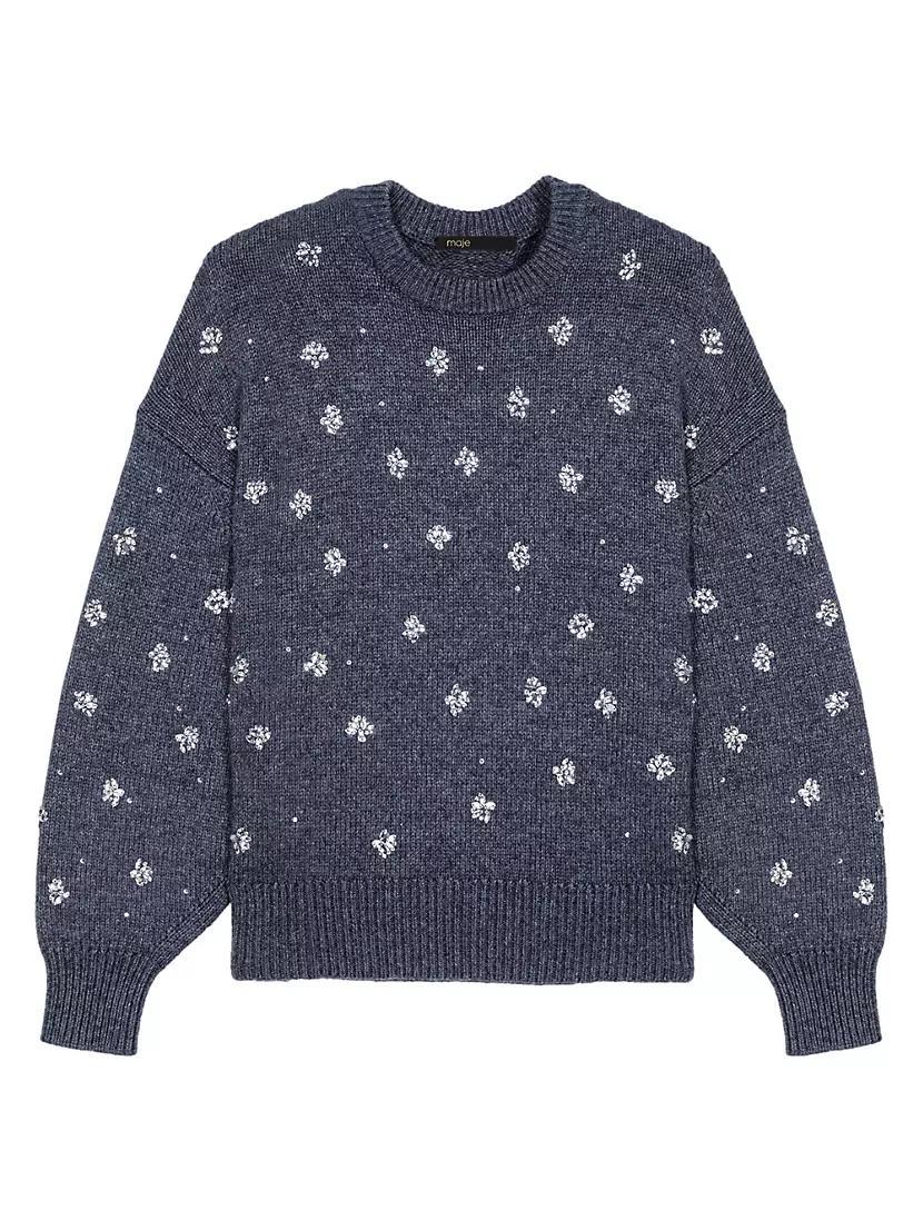 Knitted Jumper with Rhinestones product image