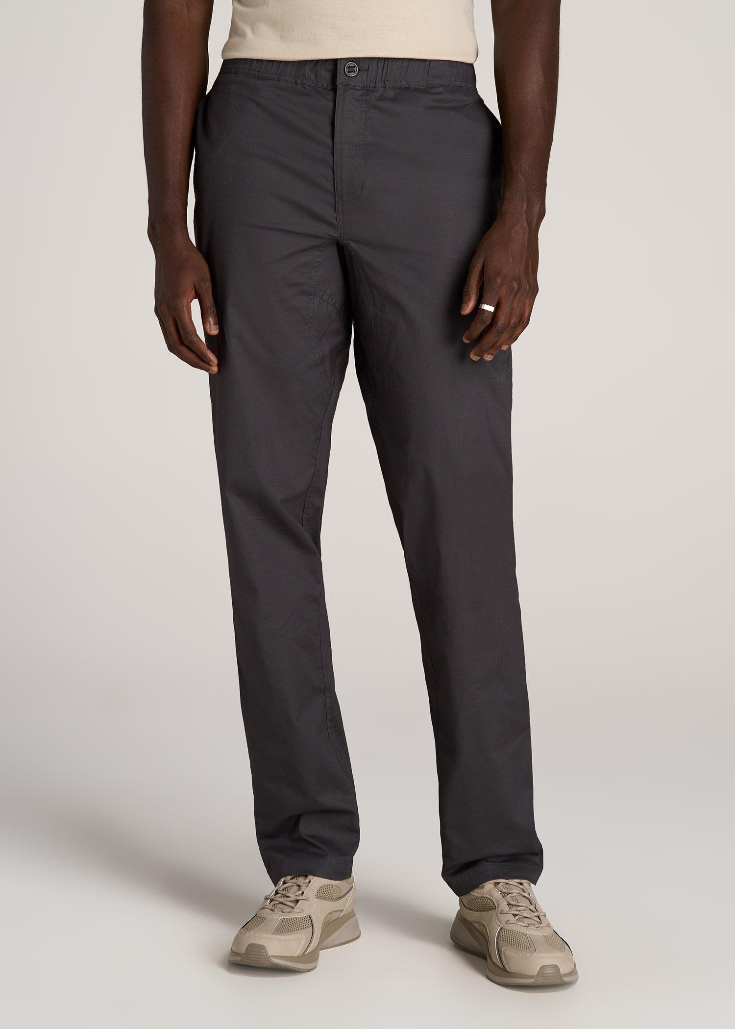 TAPERED-FIT Ripstop Pants for Tall Men in Iron Grey Male Product Image