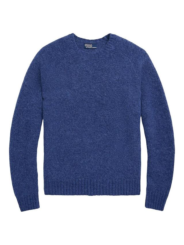 Mens Wool & Alpaca-Blend Crewneck Sweater Product Image