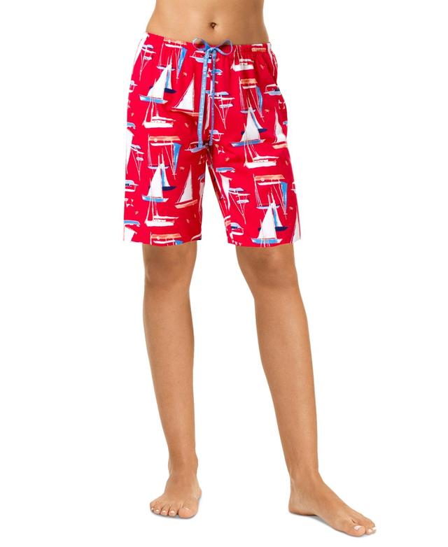 Hue Womens Sail Away Bermuda Pajama Shorts Product Image