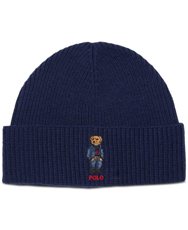 Polo Ralph Lauren Solid Denim Bear Beanie Product Image