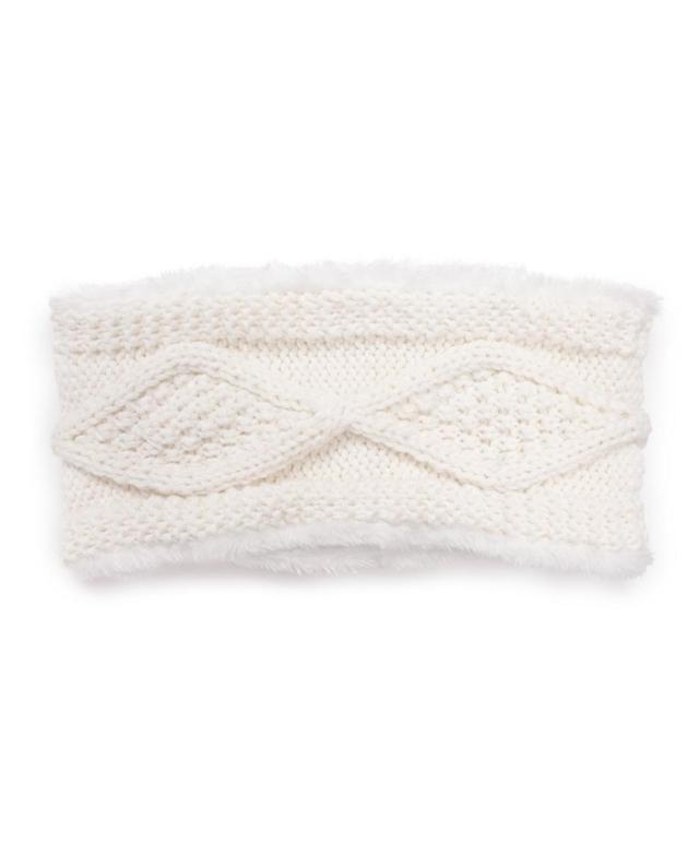 Womens MUK LUKS Cable Knit Headband, Oxford Product Image