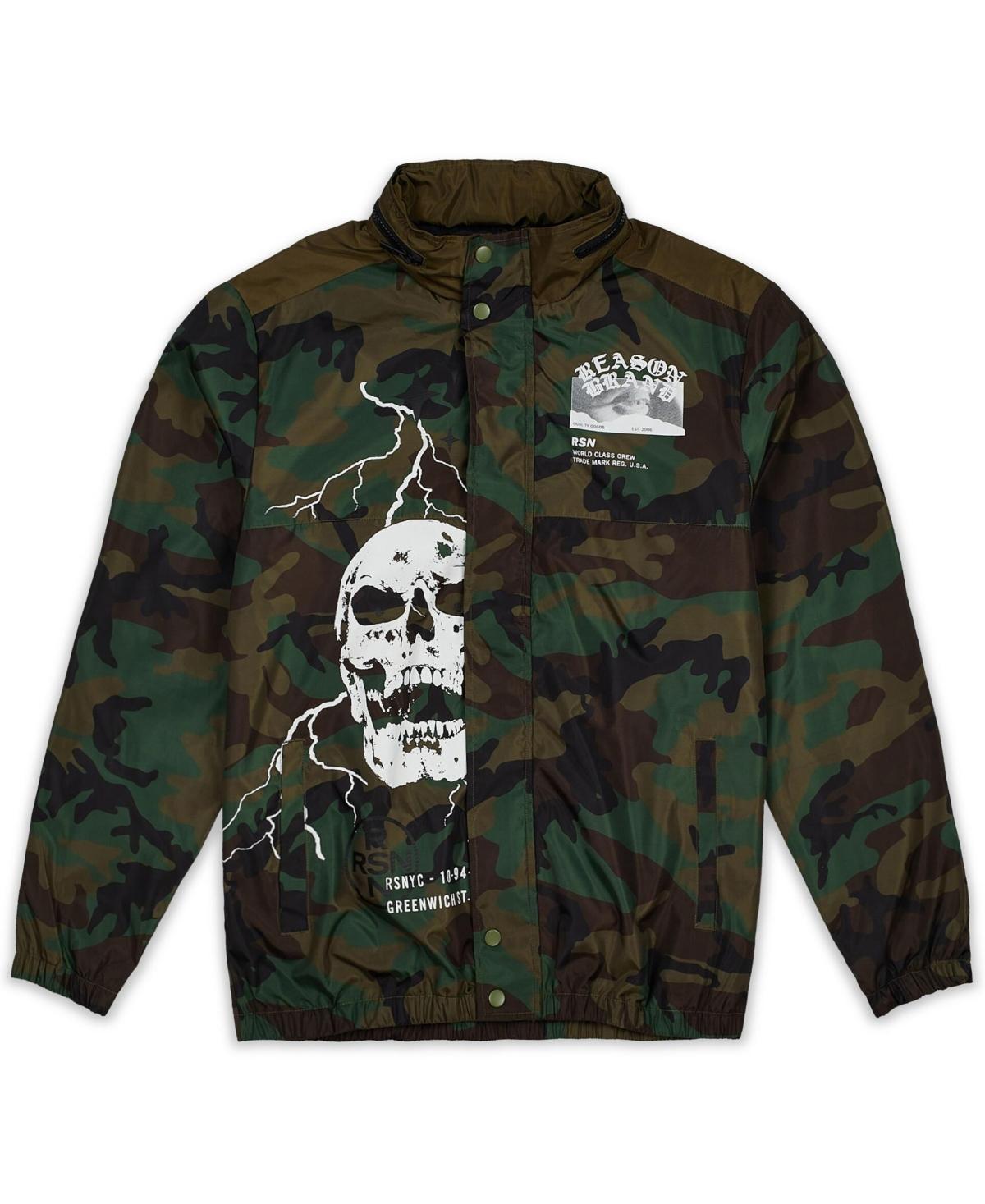 Reason Mens Skull Full Zip Jacket Product Image