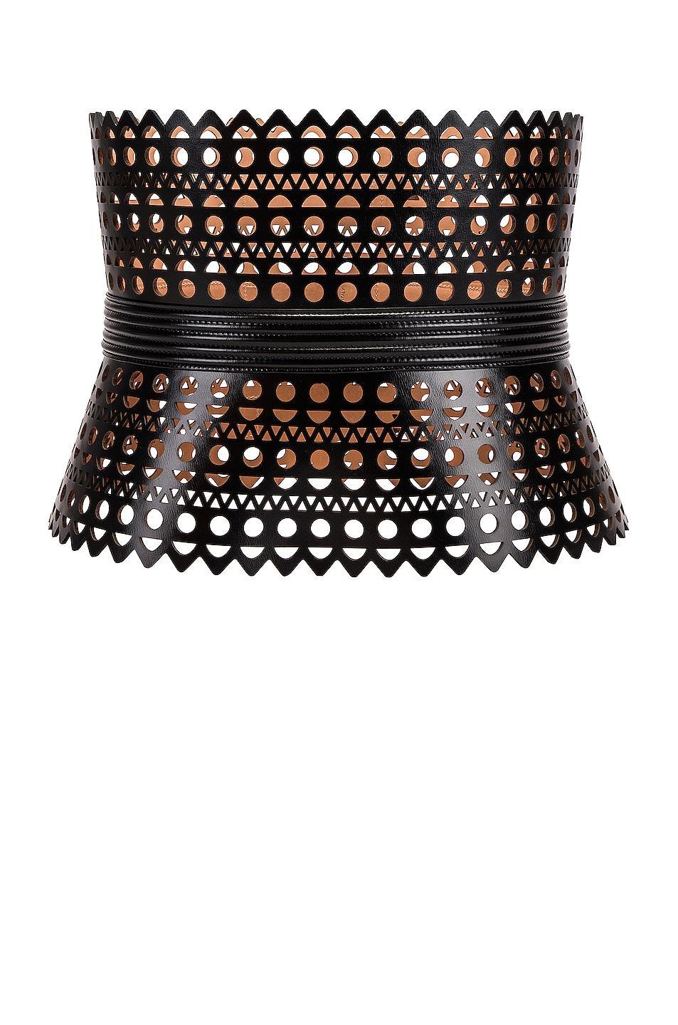 ALAÏA Corset Belt Black. (also in 75). Product Image