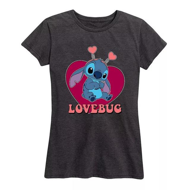 Disneys Lilo & Stitch Womens Lovebug Graphic Tee Product Image