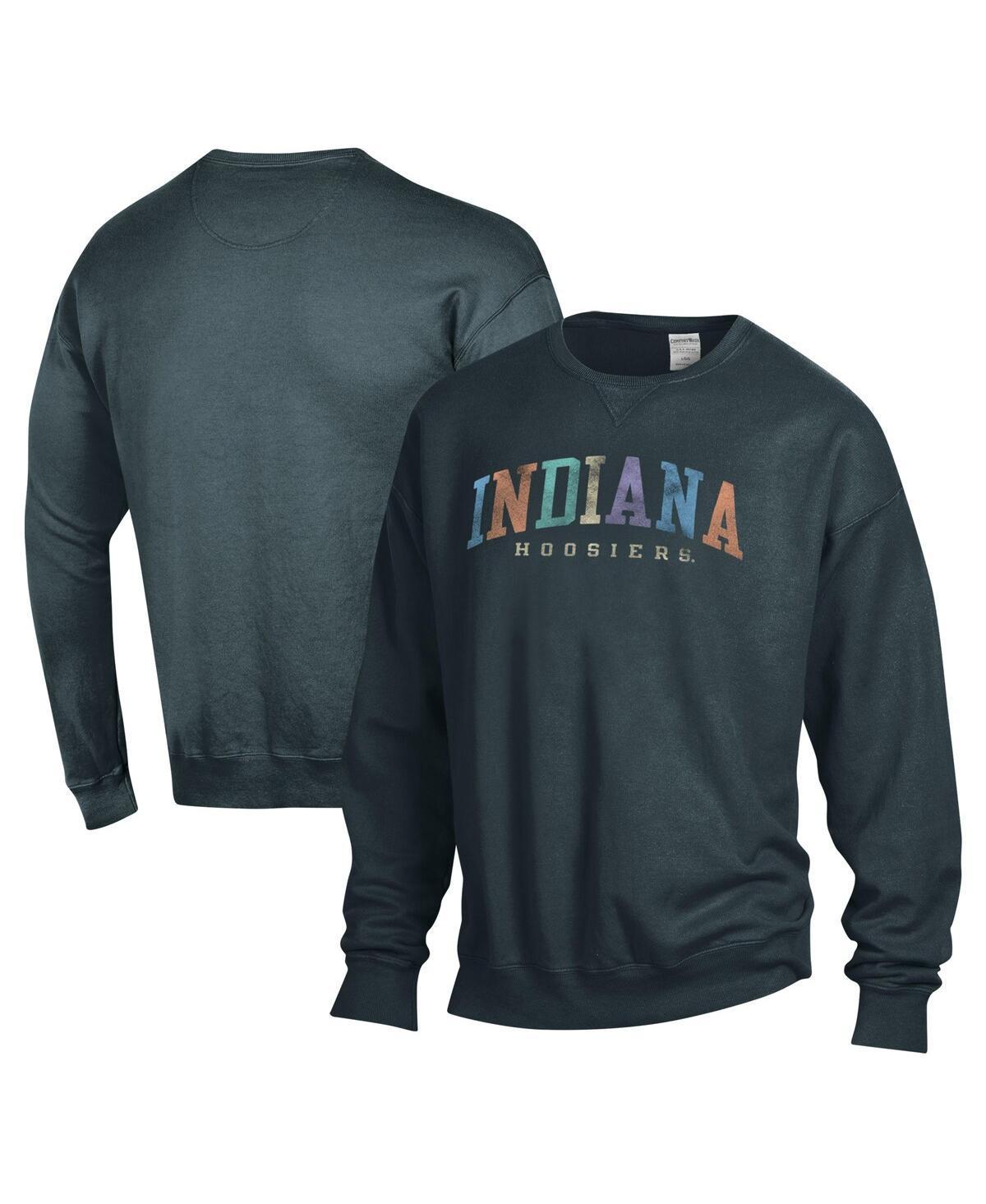 Unisex ComfortWash Gray Indiana Hoosiers Oversized Pullover Sweatshirt, Womens Product Image