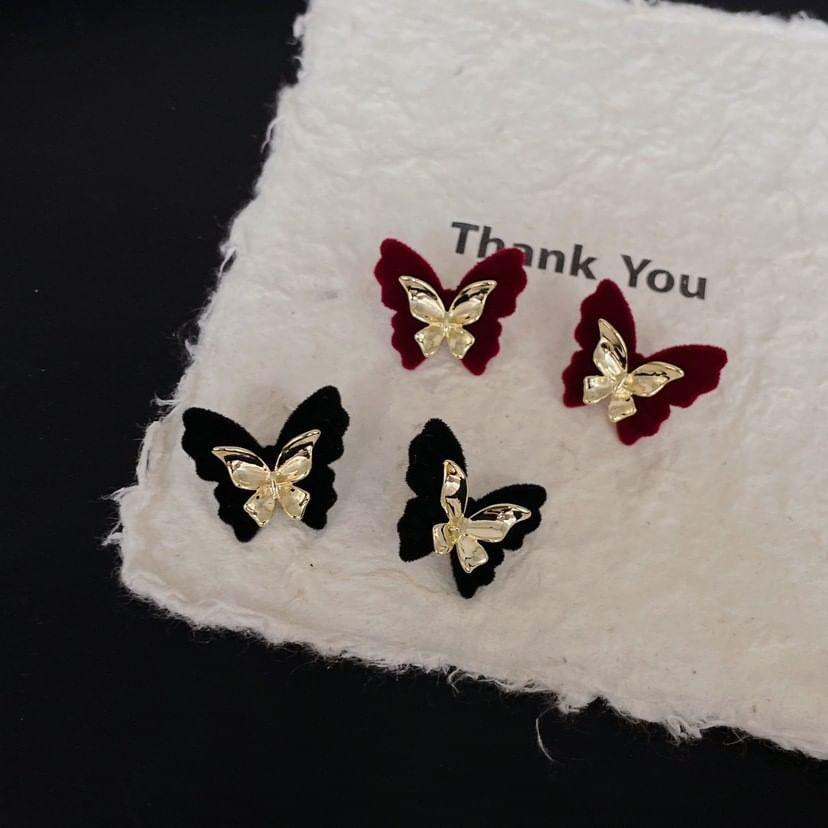 Butterfly Alloy Stud Earring Product Image