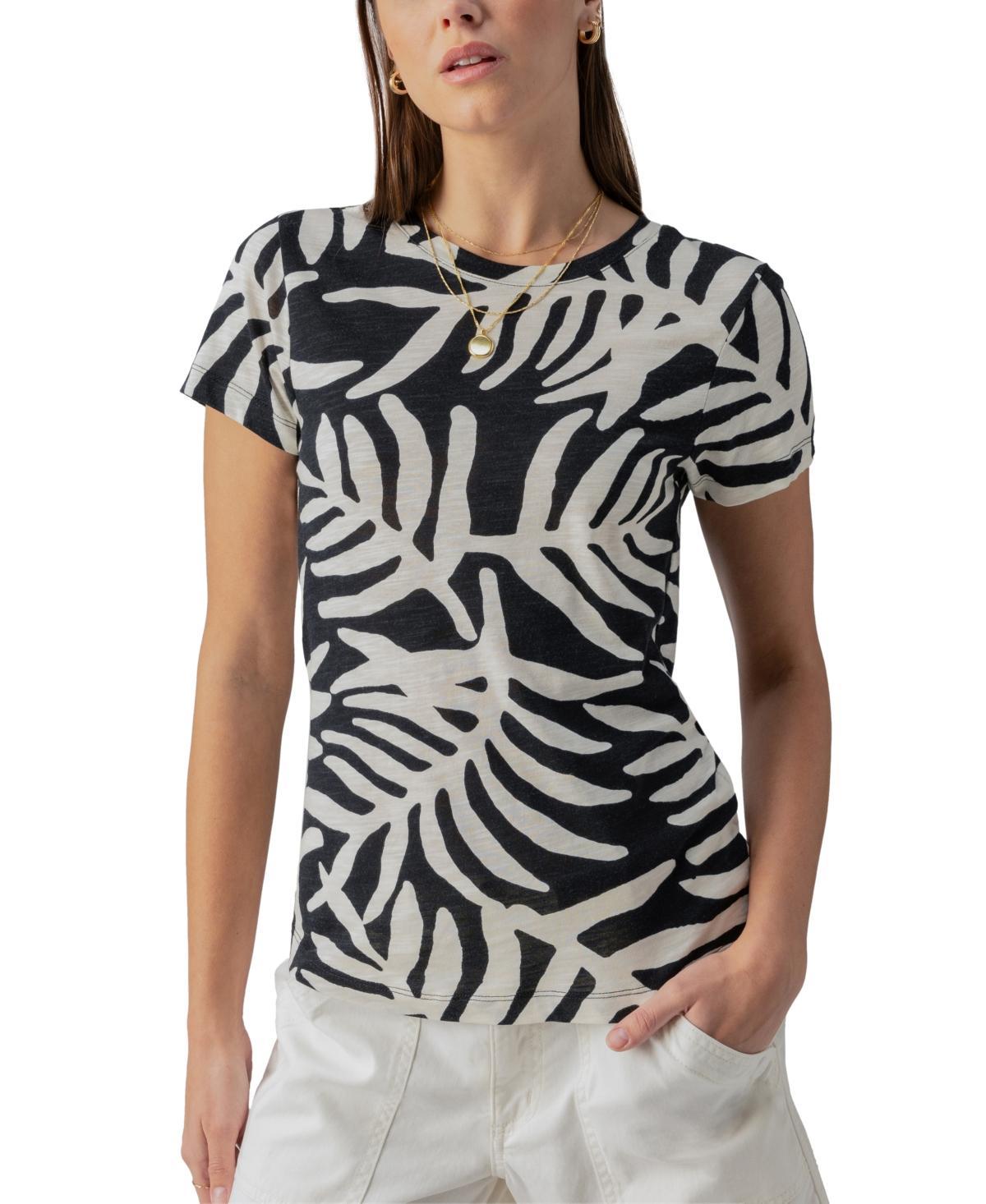 Sanctuary The Perfect Geo Print Cotton Blend Knit Top Product Image