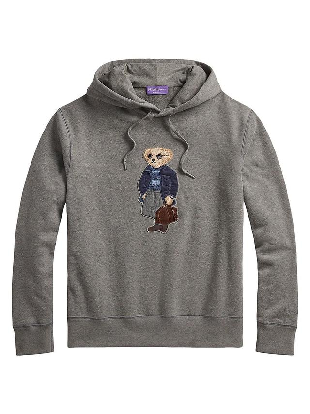 Mens Bear Cotton-Blend Hoodie Product Image