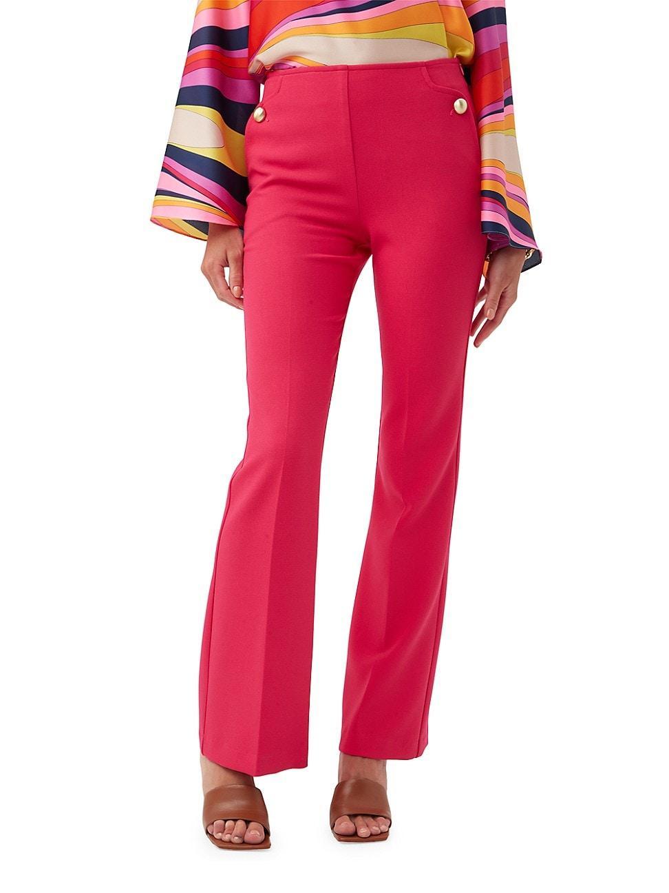 Womens Boynton High-Rise Stretch Flared Pants product image