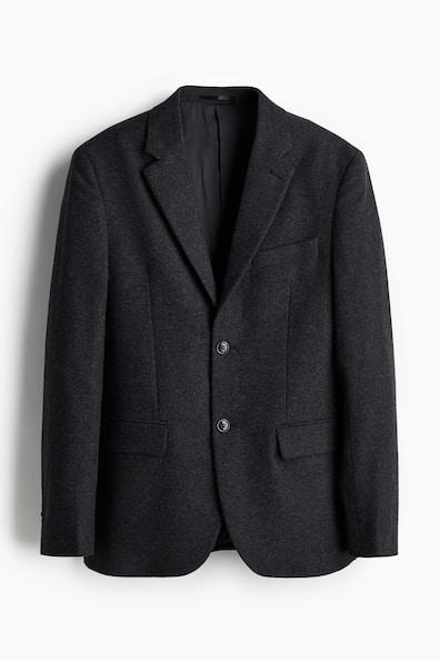 Regular Fit Wool-Blend Jacket Product Image