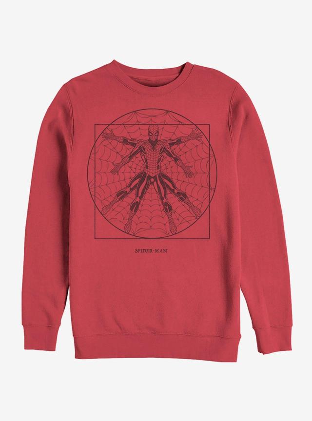 Marvel Spider-Man Vitruvian Spider Sweatshirt Product Image