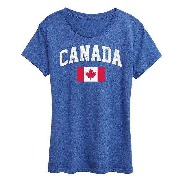 Womens Canada Flag Graphic Tee Product Image