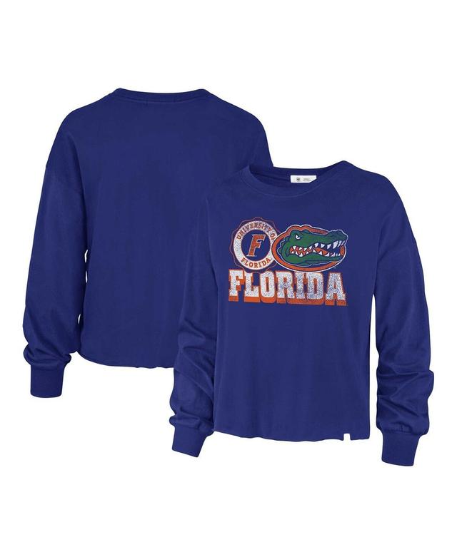 Womens 47 Royal Florida Gators Bottom Line Parkway Long Sleeve T-Shirt Product Image