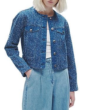 rag & bone Cora Tweed Denim Jacket Product Image