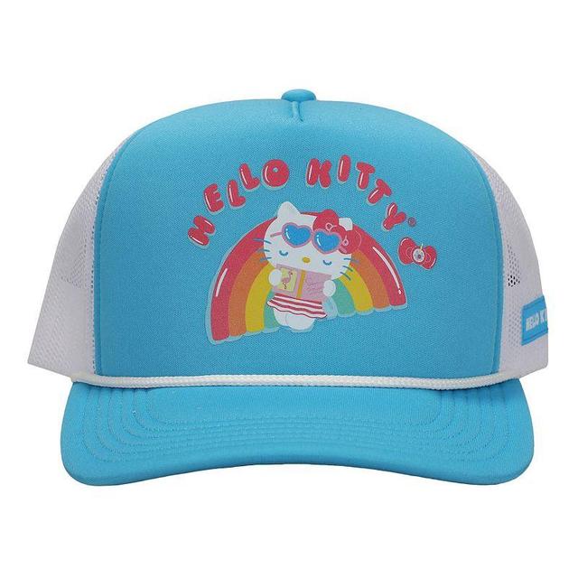 Womens Hello Kitty Rainbow Foam Trucker Hat Product Image