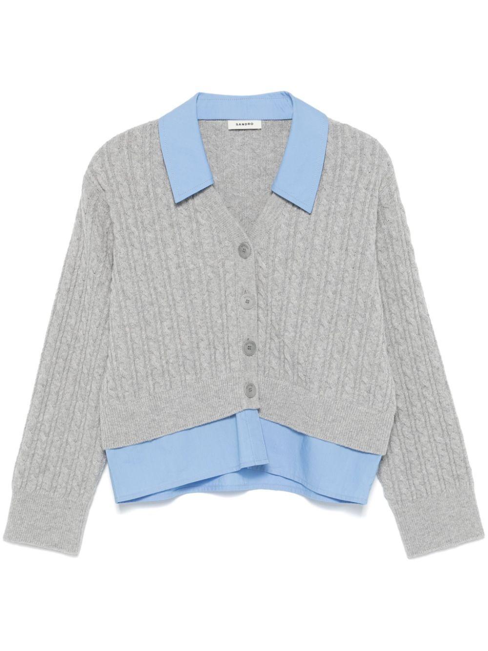 layered cardigan product image