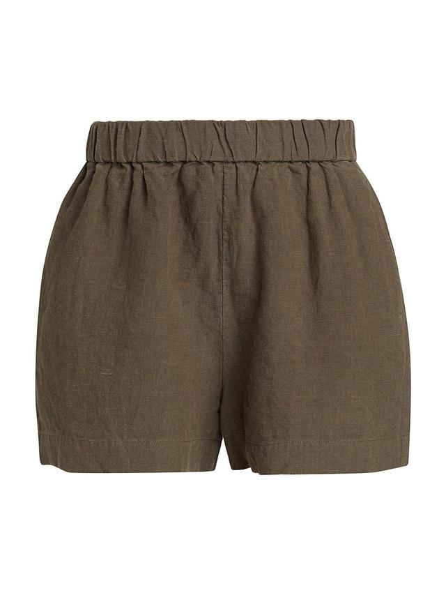 Womens Logan Linen Shorts Product Image