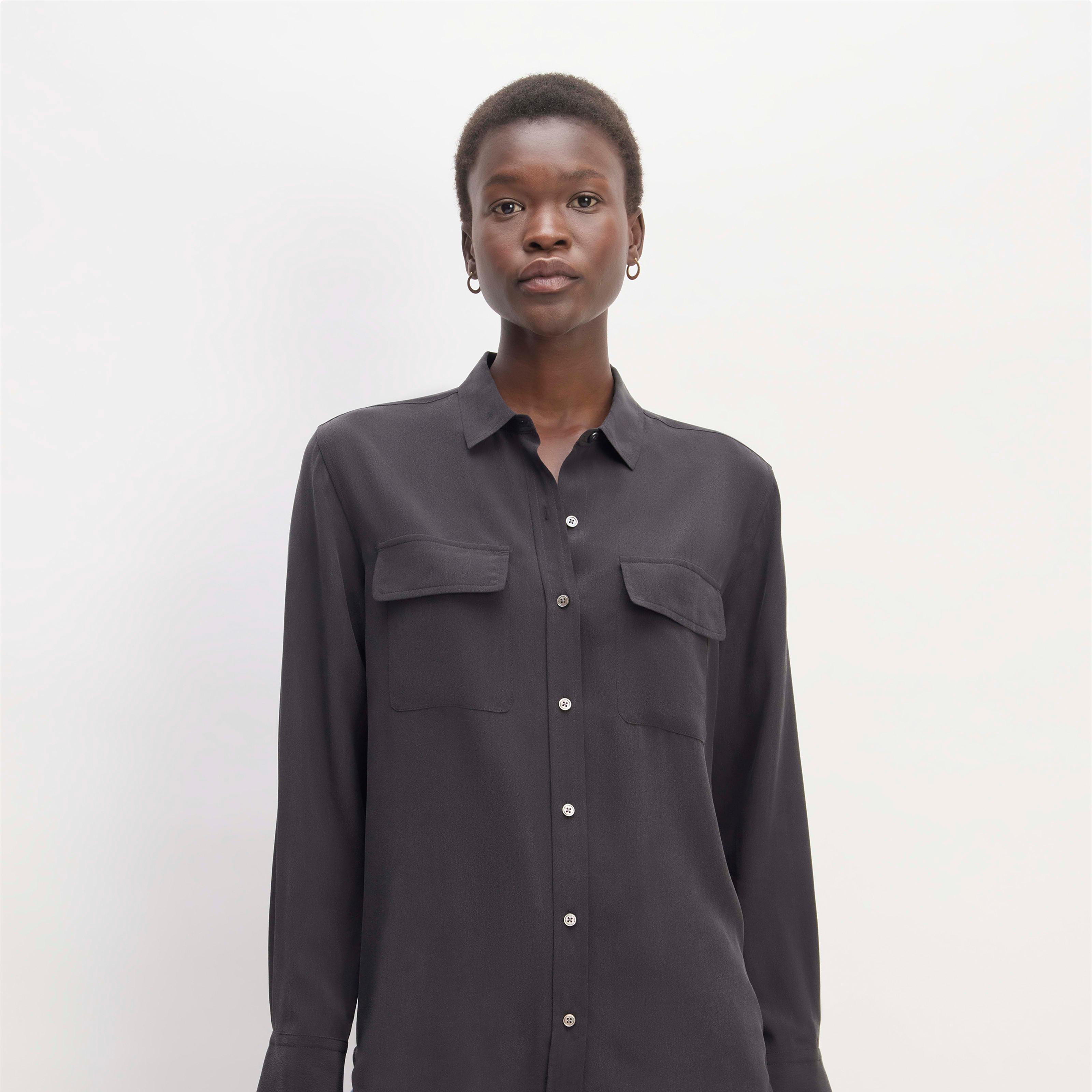 Womens Utility Shirt in Washable Silk by Everlane Product Image